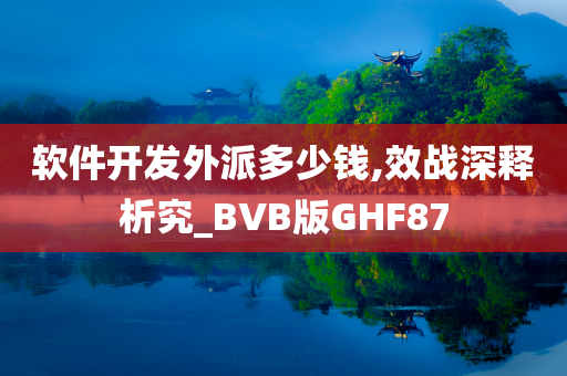 软件开发外派多少钱,效战深释析究_BVB版GHF87