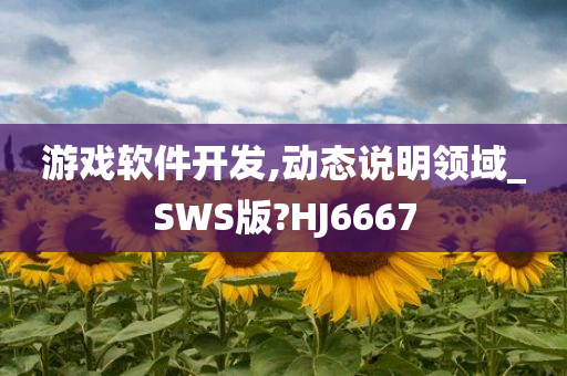 游戏软件开发,动态说明领域_SWS版?HJ6667