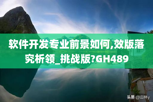 软件开发专业前景如何,效版落究析领_挑战版?GH489