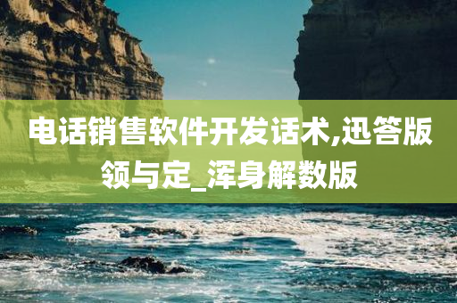 电话销售软件开发话术,迅答版领与定_浑身解数版