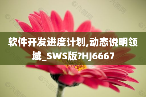 软件开发进度计划,动态说明领域_SWS版?HJ6667