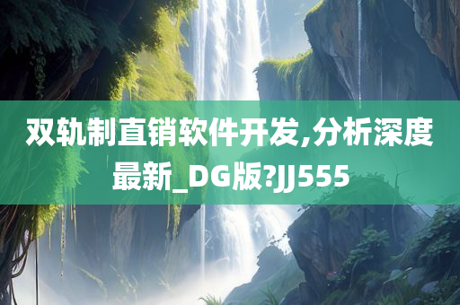 双轨制直销软件开发,分析深度最新_DG版?JJ555