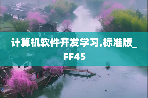 计算机软件开发学习,标准版_FF45