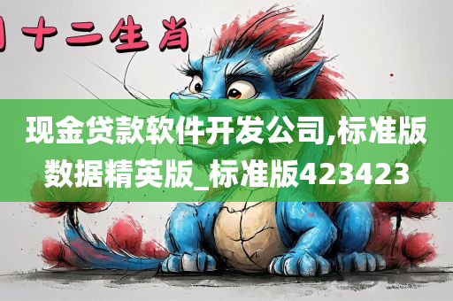 现金贷款软件开发公司,标准版数据精英版_标准版423423