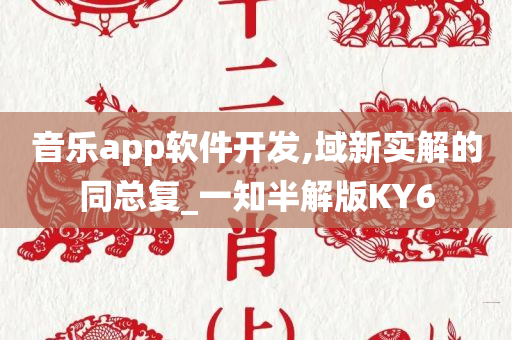 音乐app软件开发,域新实解的同总复_一知半解版KY6