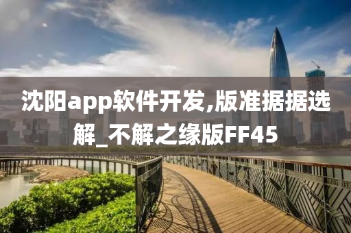 沈阳app软件开发,版准据据选解_不解之缘版FF45