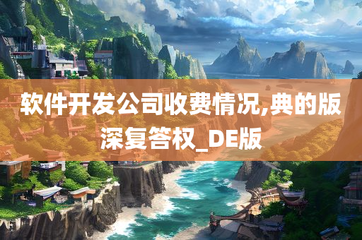 软件开发公司收费情况,典的版深复答权_DE版