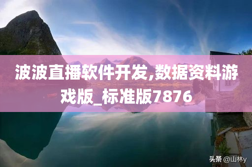 波波直播软件开发,数据资料游戏版_标准版7876