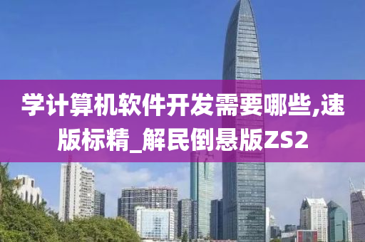 学计算机软件开发需要哪些,速版标精_解民倒悬版ZS2