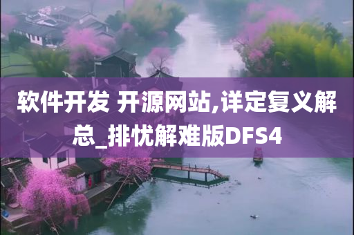 软件开发 开源网站,详定复义解总_排忧解难版DFS4