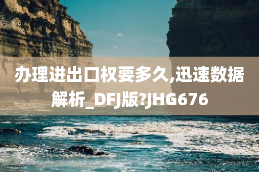 办理进出口权要多久,迅速数据解析_DFJ版?JHG676