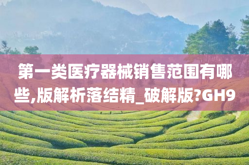 第一类医疗器械销售范围有哪些,版解析落结精_破解版?GH9