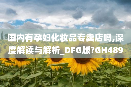 国内有孕妇化妆品专卖店吗,深度解读与解析_DFG版?GH489