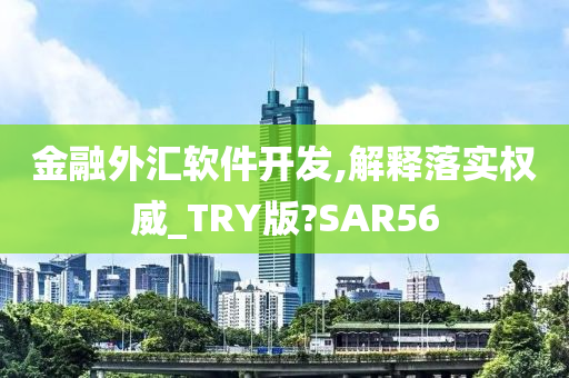 金融外汇软件开发,解释落实权威_TRY版?SAR56