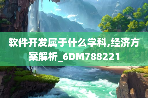 软件开发属于什么学科,经济方案解析_6DM788221