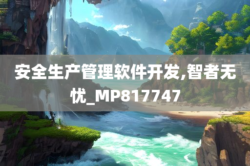 安全生产管理软件开发,智者无忧_MP817747