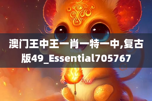 澳门王中王一肖一特一中,复古版49_Essential705767